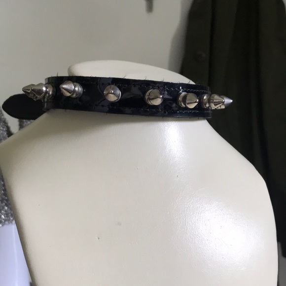PVC spiked necklace collar - Picture 1 of 2